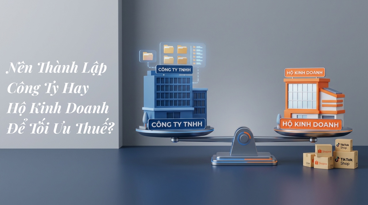 Nên Thành Lập Công Ty Hay Hộ Kinh Doanh Để Tối Ưu Thuế