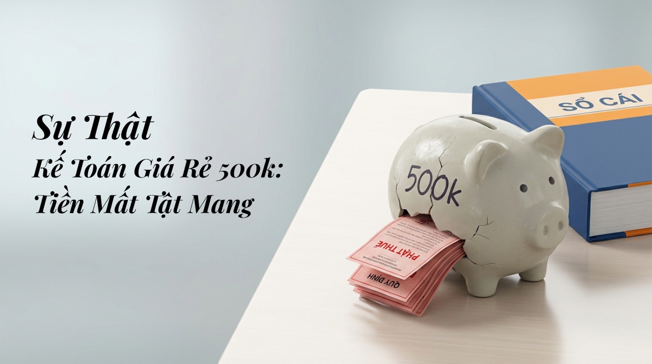 Sự Thật Kế Toán Giá Rẻ 500k: Tiền Mất Tật Mang